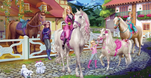 Barbie and sisters in a pony clearance tale